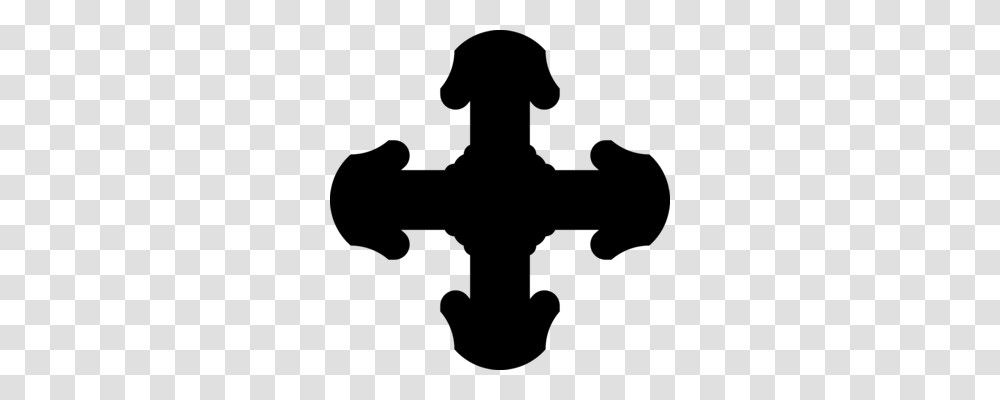 Christian Cross Heart Drawing Symbol, Gray, World Of Warcraft Transparent Png