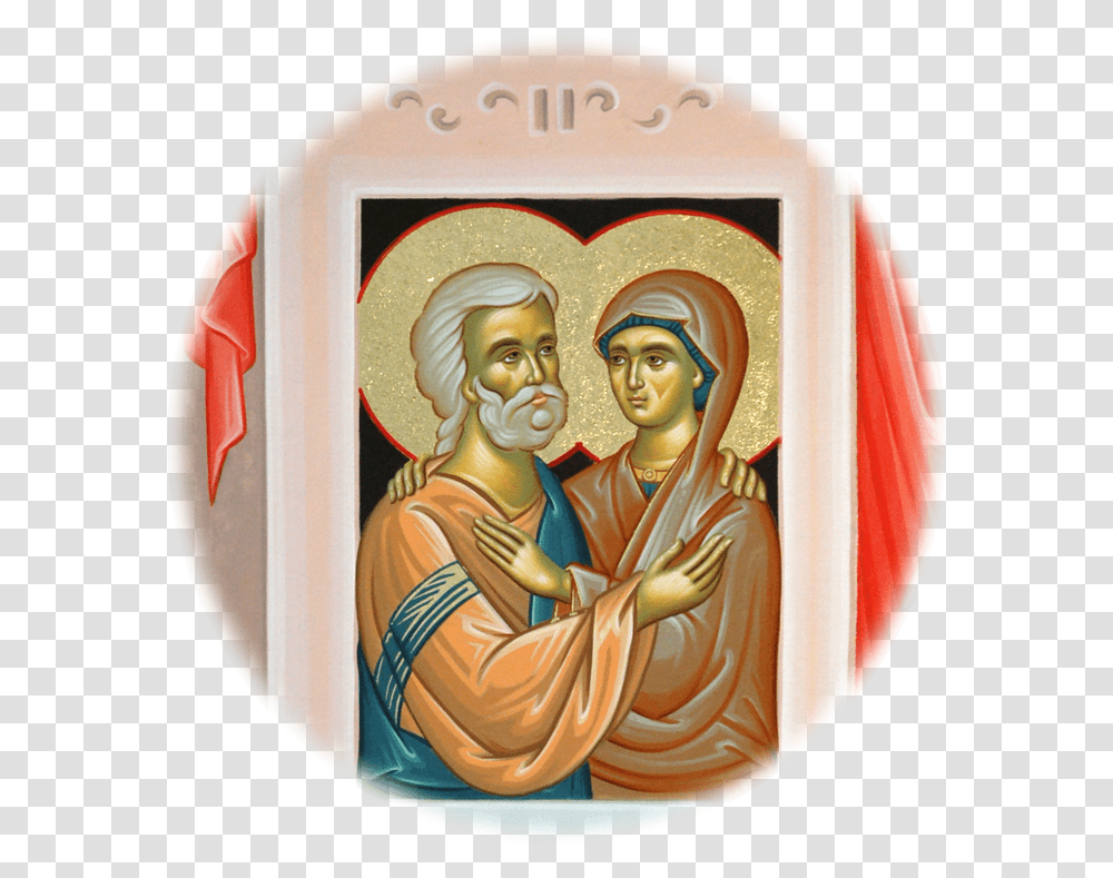 Christian Cross Icon Platytera, Person, Human, Art, Architecture Transparent Png