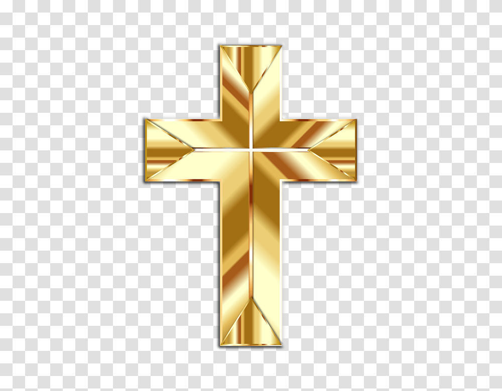 Christian Cross Images Free Download, Lamp, Crucifix, Gold Transparent Png