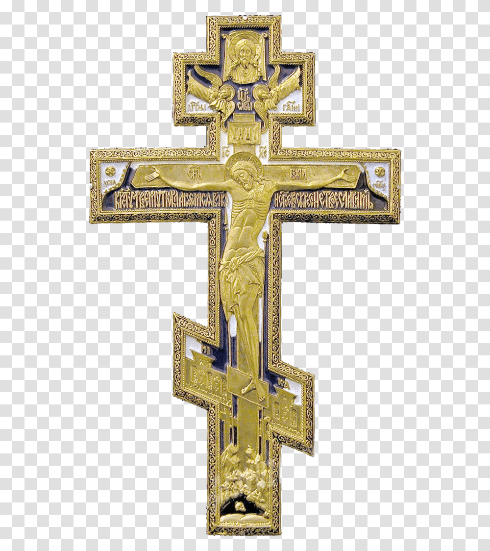 Christian Cross Russian Orthodox Cross, Crucifix Transparent Png