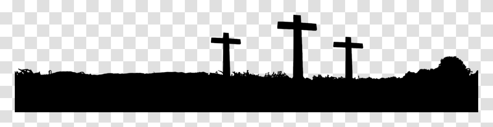 Christian Cross Silhouette Christianity Crucifixion Free, Gray, World Of Warcraft Transparent Png