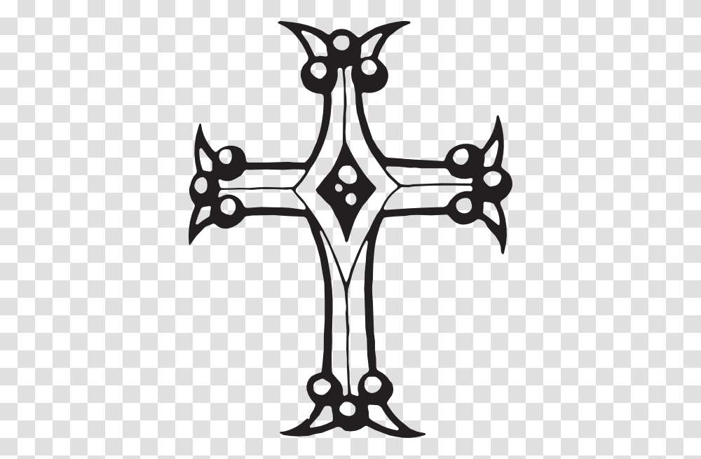 Christian Cross, Crucifix, Stencil Transparent Png