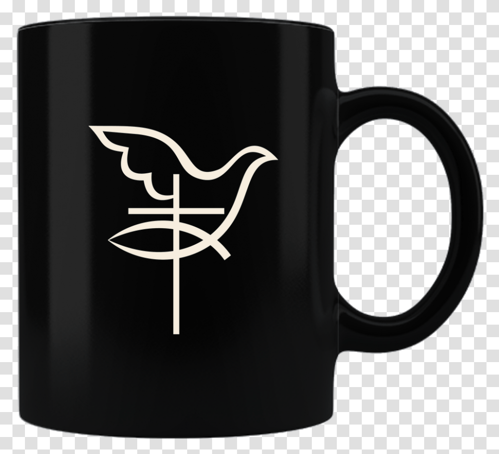 Christian Dove Christianity Symbol Cross And Dove, Coffee Cup Transparent Png