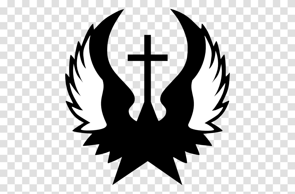 Christian Eagle Wings Clip Art, Emblem, Stencil, Weapon Transparent Png