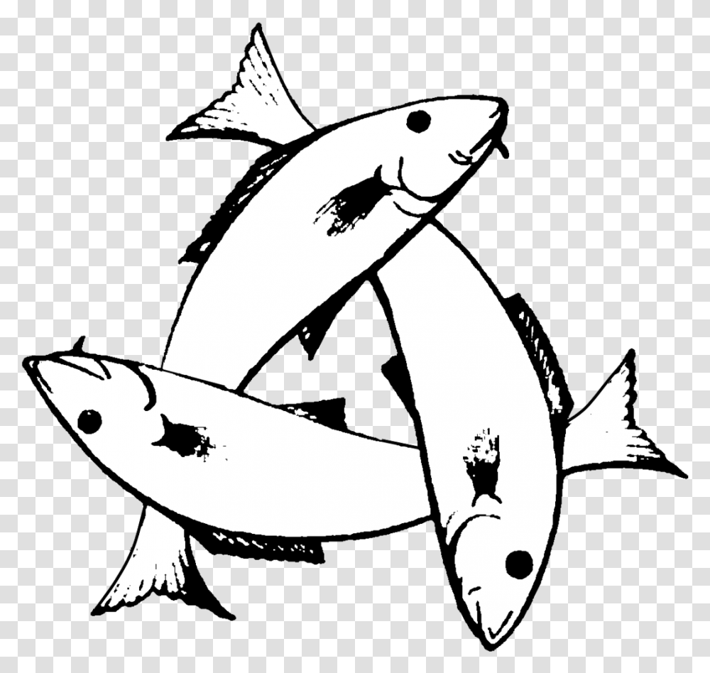 Christian Fish Clipart Three Fish Symbol Meaning, Animal, Sea Life, Bird, Stencil Transparent Png