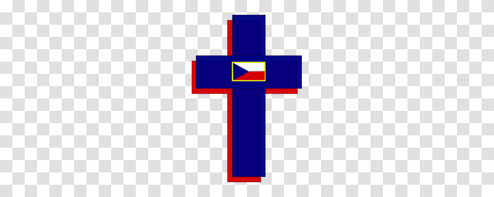 Christian Flag Christianity Protestantism, Cross, Logo, Trademark Transparent Png