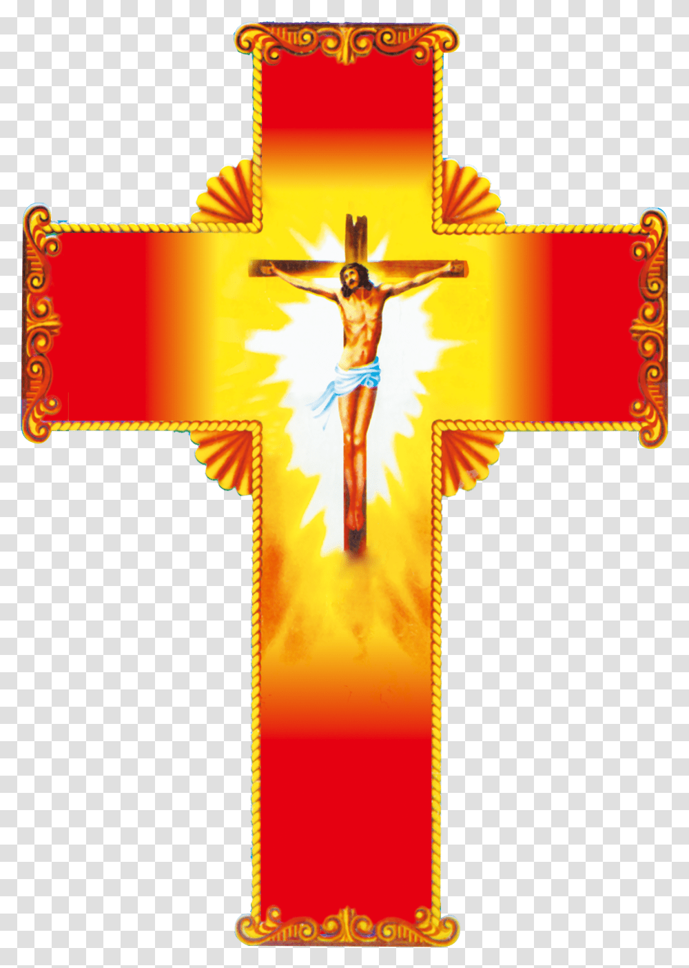 Christian Material Cross Jesus Crucifix Red Jesus Cross Images Hd, Person, Human Transparent Png