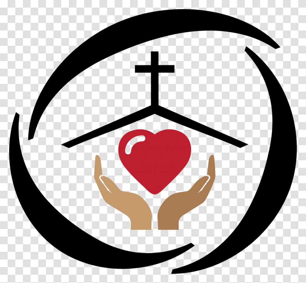 Christian Symbols Hands Holding Heart Silhouette Transparent Png