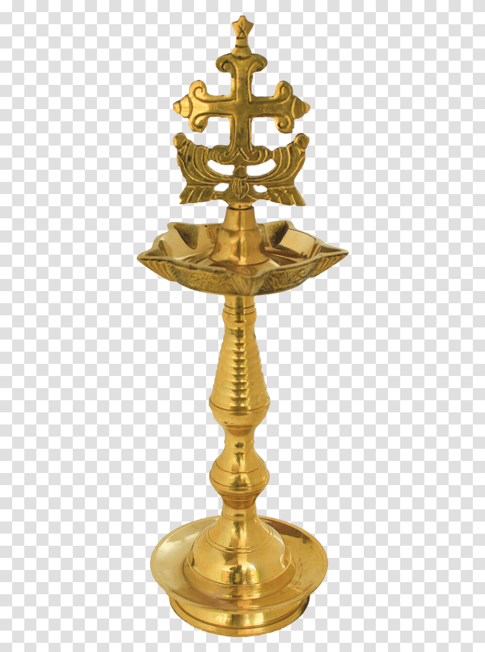 Christian Vilakku, Lamp, Gold, Cross Transparent Png