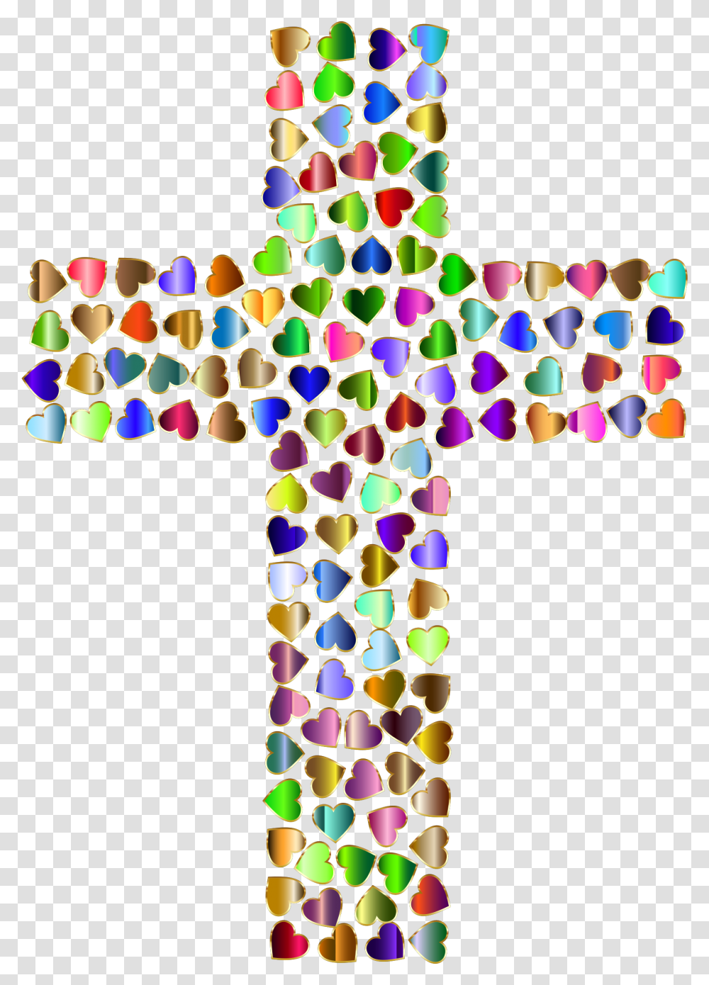 Christianity Cross Sign, Crucifix, Stained Glass Transparent Png