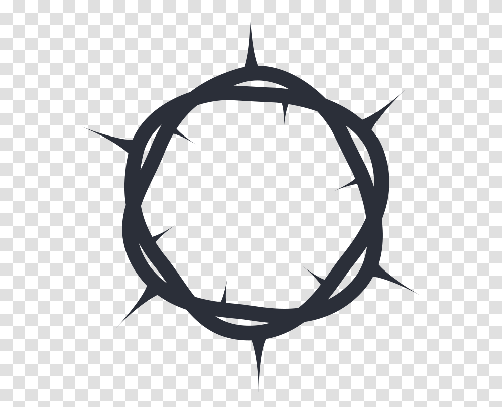 Christianity Crown Of Thorns Computer Icons Christian Crown Of Thorns, Bird, Animal, Barbed Wire Transparent Png