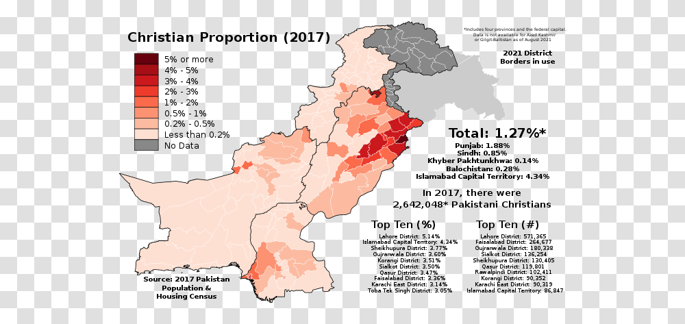 Christianity In Pakistan Wikipedia Language, Map, Diagram, Plot, Atlas Transparent Png