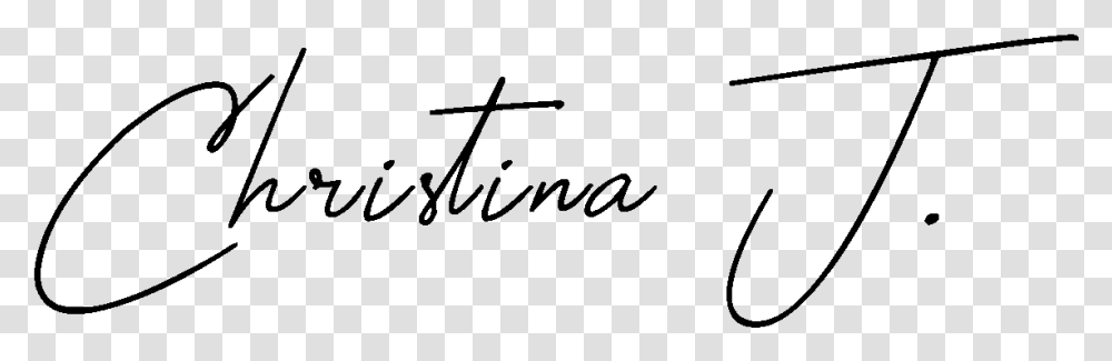 Christina Johnston Signature Calligraphy, Gray, World Of Warcraft Transparent Png