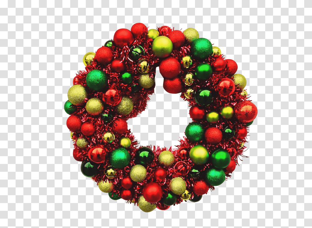 Christmas Clip, Holiday, Wreath Transparent Png