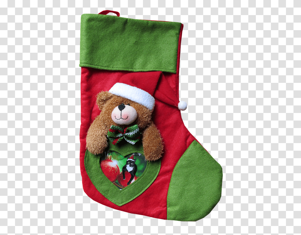 Christmas 960, Holiday, Stocking, Teddy Bear, Toy Transparent Png