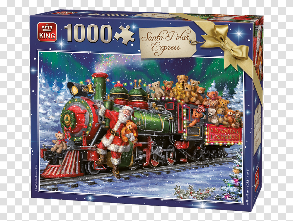Christmas 300 Piece Puzzles, Locomotive, Train, Vehicle, Transportation Transparent Png