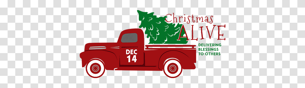 Christmas Alive Waterboyz For Jesus United States Commercial Vehicle, Fire Truck, Transportation, Pickup Truck Transparent Png