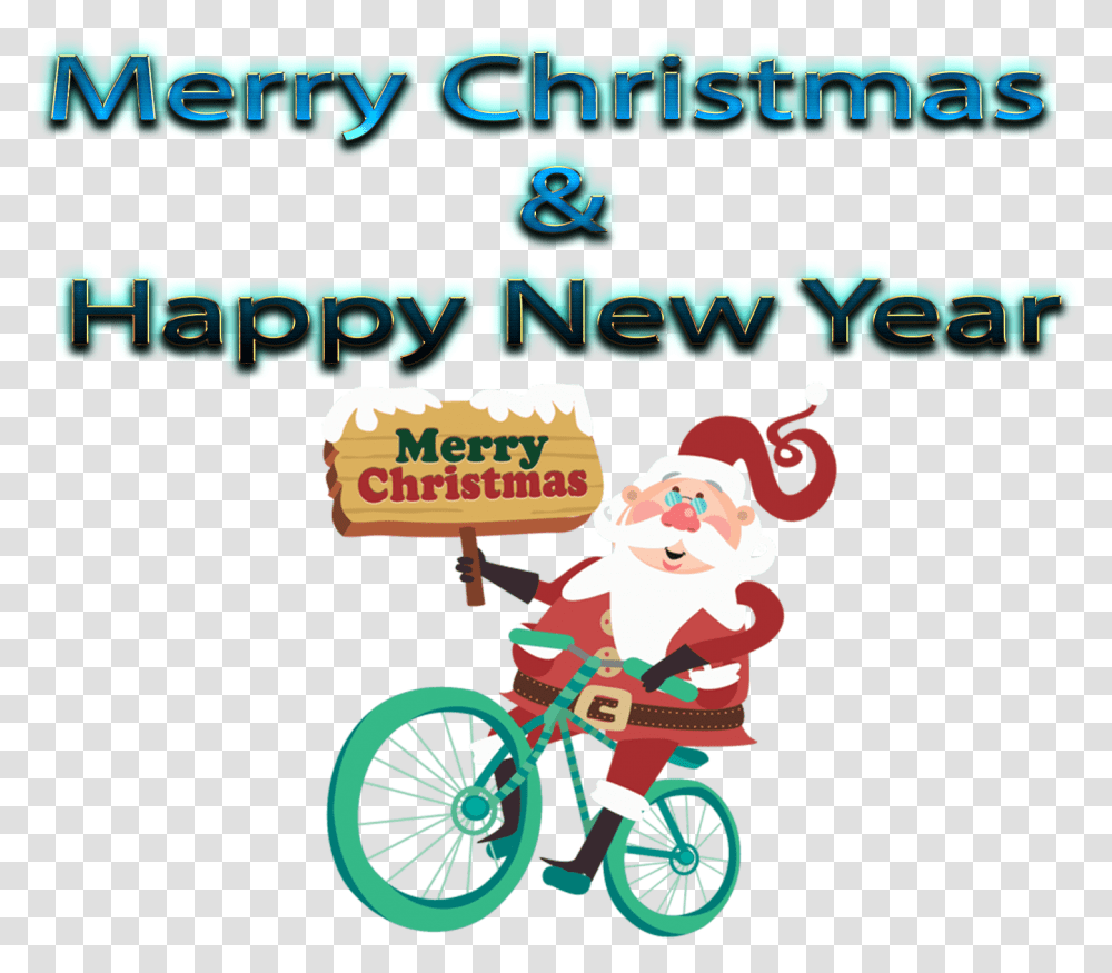 Christmas And New Year Background, Bicycle, Vehicle, Transportation, Text Transparent Png