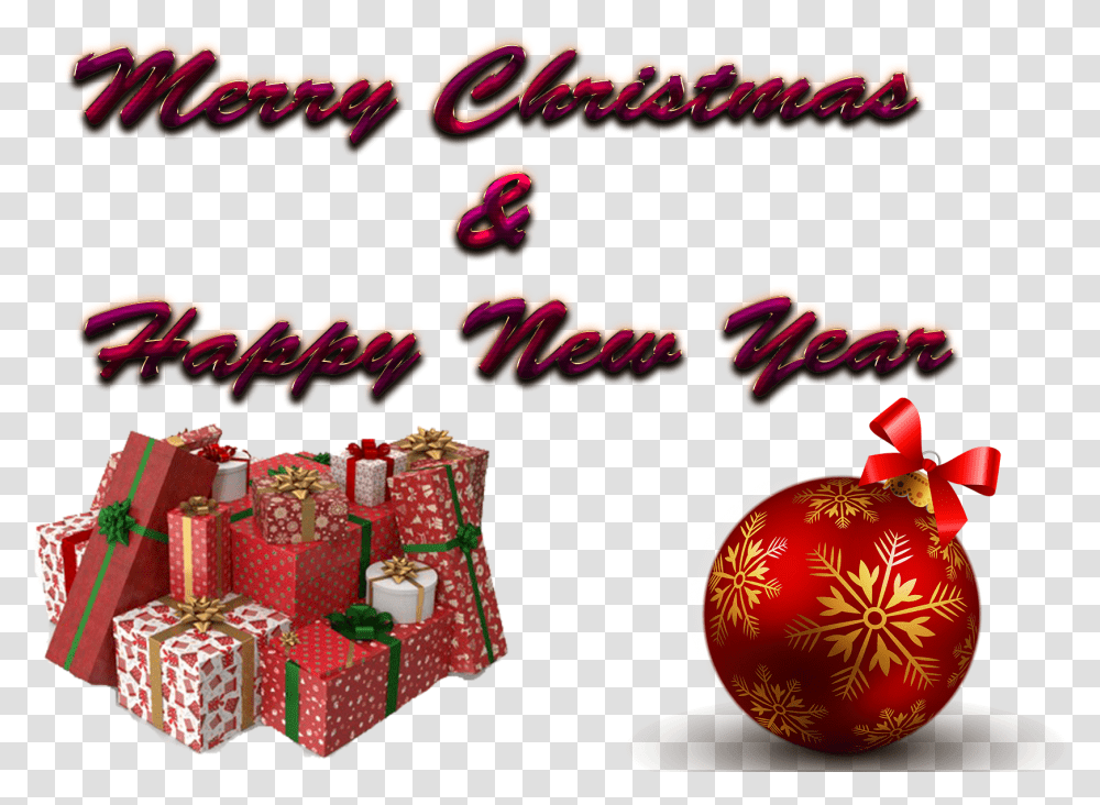 Christmas And New Year Free Background Christmas Ornament, Birthday Cake, Dessert, Food, Text Transparent Png
