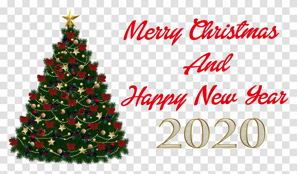 Christmas And New Year Image 2020 Background Christmas Tree Without Background, Ornament, Plant, Mail Transparent Png