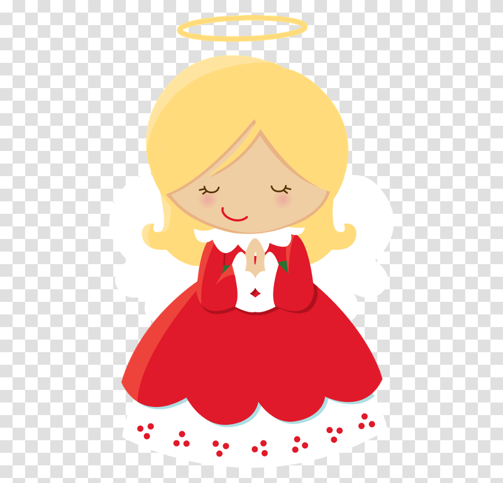 Christmas Angel Cartoon, Person, Human, Food Transparent Png