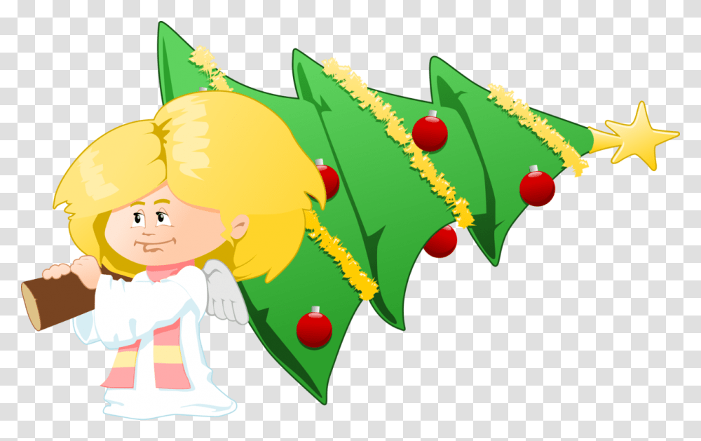 Christmas Angel Christmas Day Clip Art Christmas Christmas Tree, Plant, Leaf, Toy Transparent Png