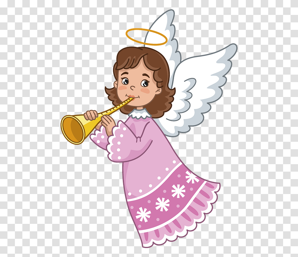 Christmas Angel Clipart Christmas Angel Clipart Free, Person, Human, Musical Instrument, Cupid Transparent Png
