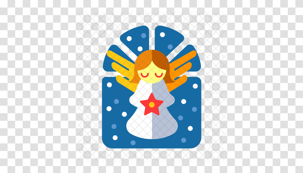 Christmas Angel Icon Happy, Outdoors, Texture, Art, Nature Transparent Png