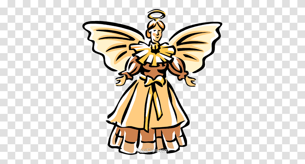 Christmas Angel Royalty Free Vector Clip Art Illustration, Archangel, Person, Human, Costume Transparent Png