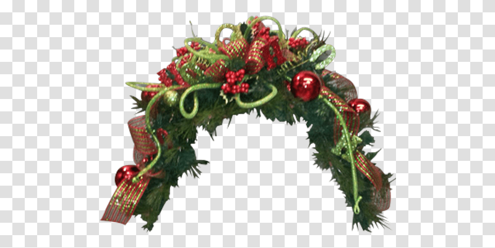 Christmas Arch, Plant, Pattern, Wreath, Accessories Transparent Png
