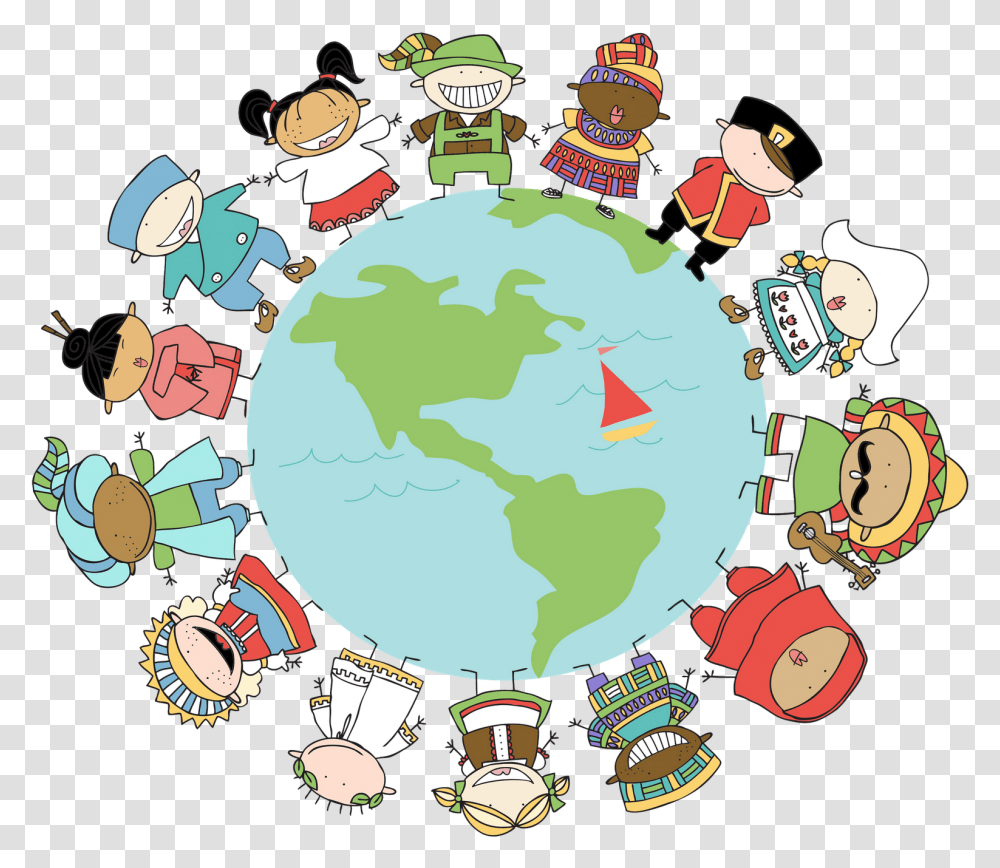 Christmas Around The World Clipart Pen Pals Around The World, Planet, Outer Space, Astronomy, Universe Transparent Png