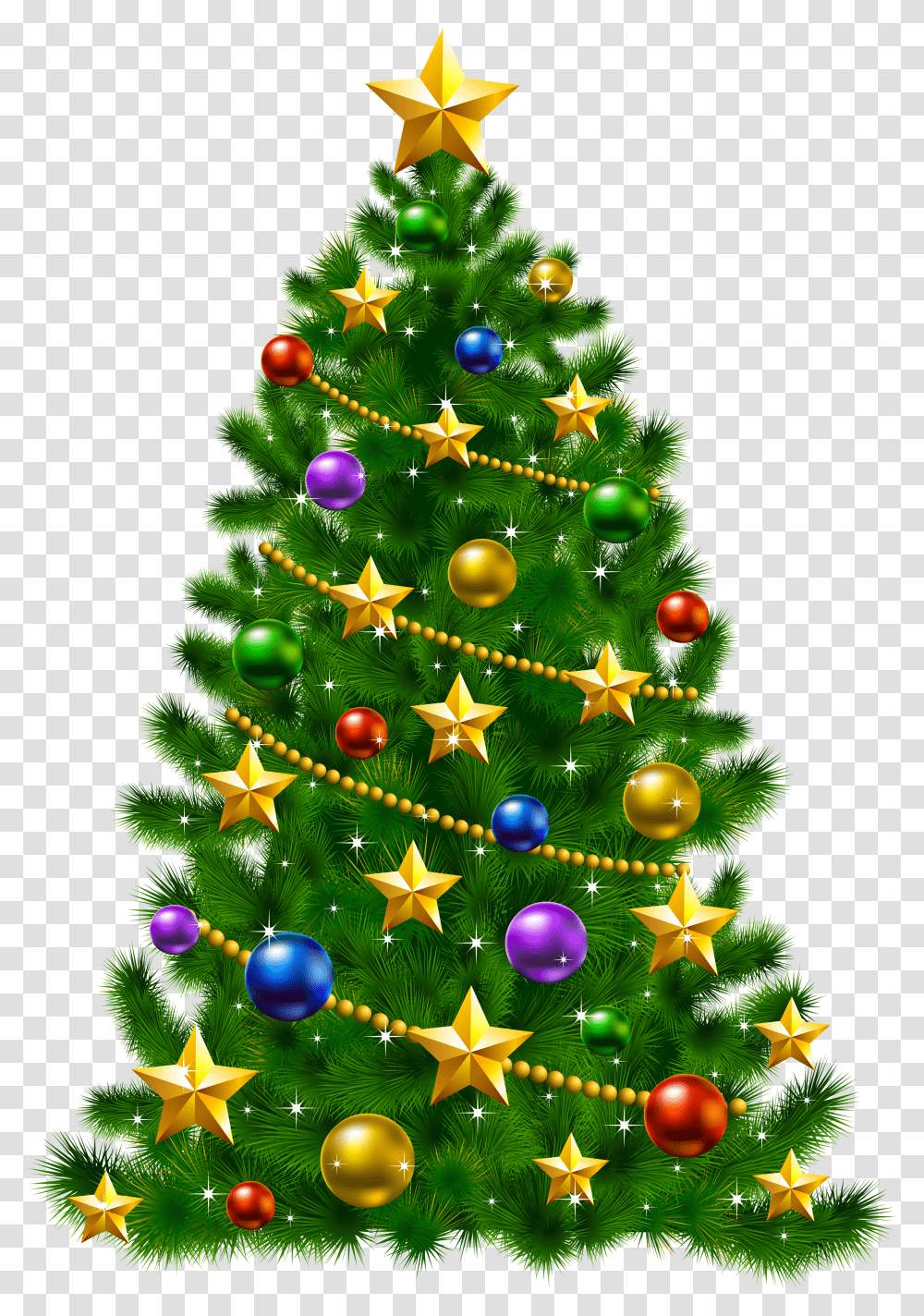 Christmas Background Christmas Tree Clipart Transparent Png