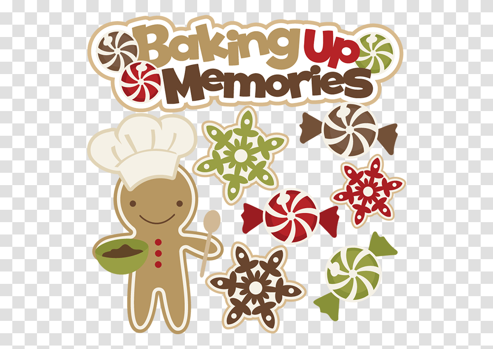 Christmas Bakery Clipart, Pattern, Food Transparent Png