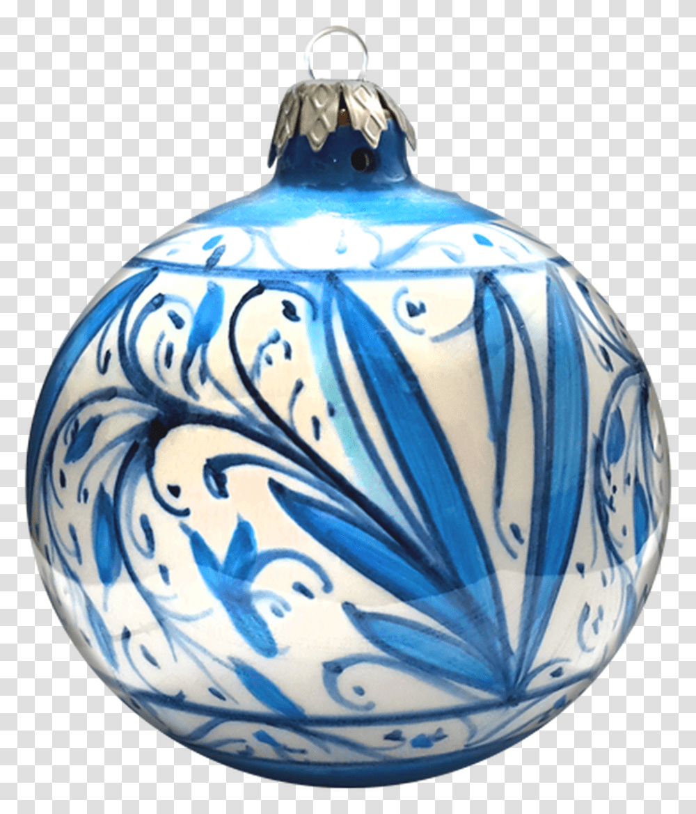 Christmas Ball Light Blue M Ceramic, Porcelain, Pottery, Jar Transparent Png