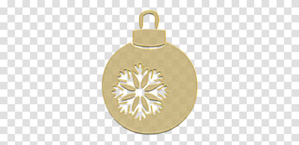 Christmas Ball New Year's Eve Christmas Tree Holiday Label, Gold, Rug Transparent Png