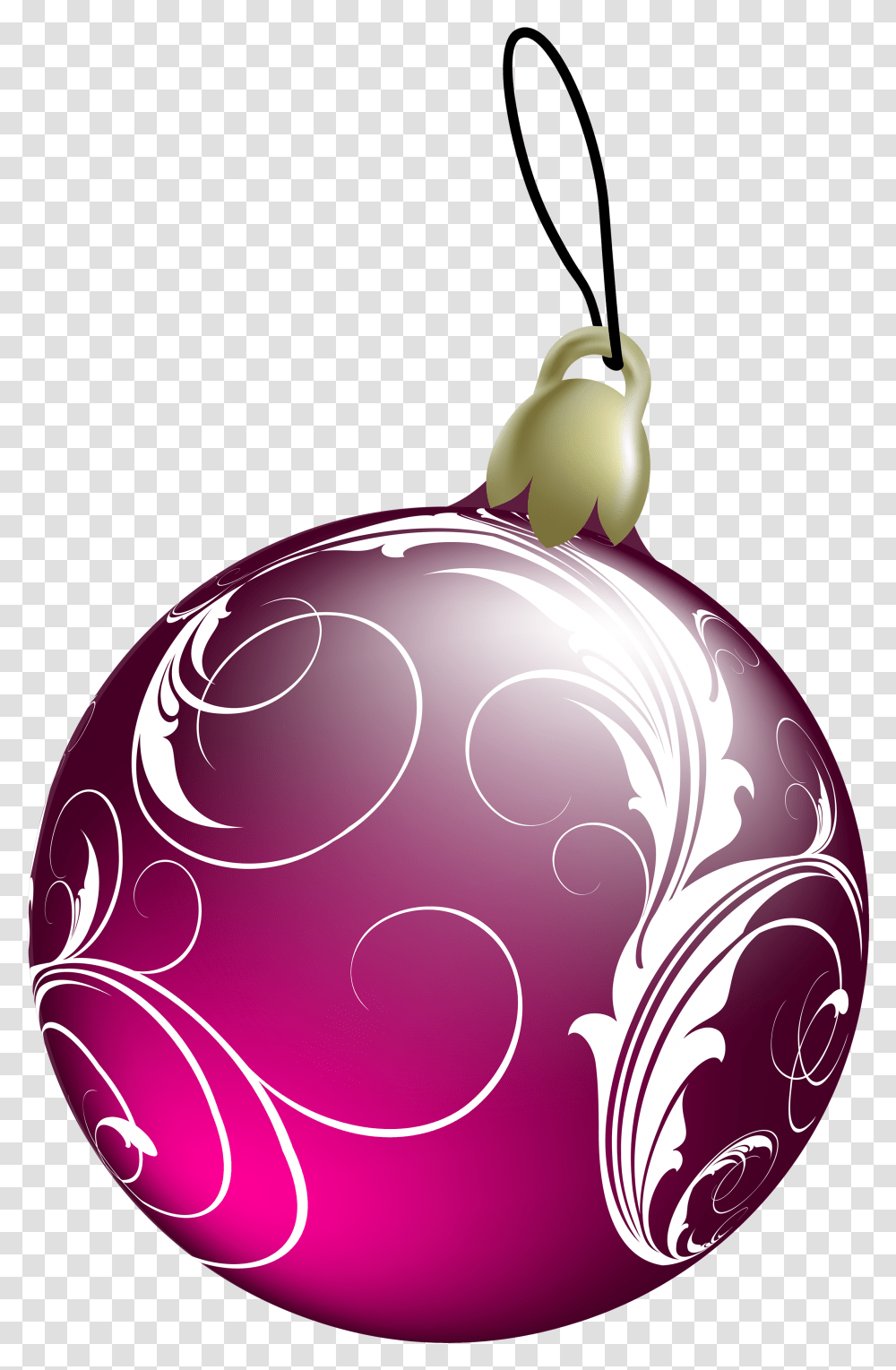 Christmas Ball Pink, Ornament, Balloon, Pattern Transparent Png