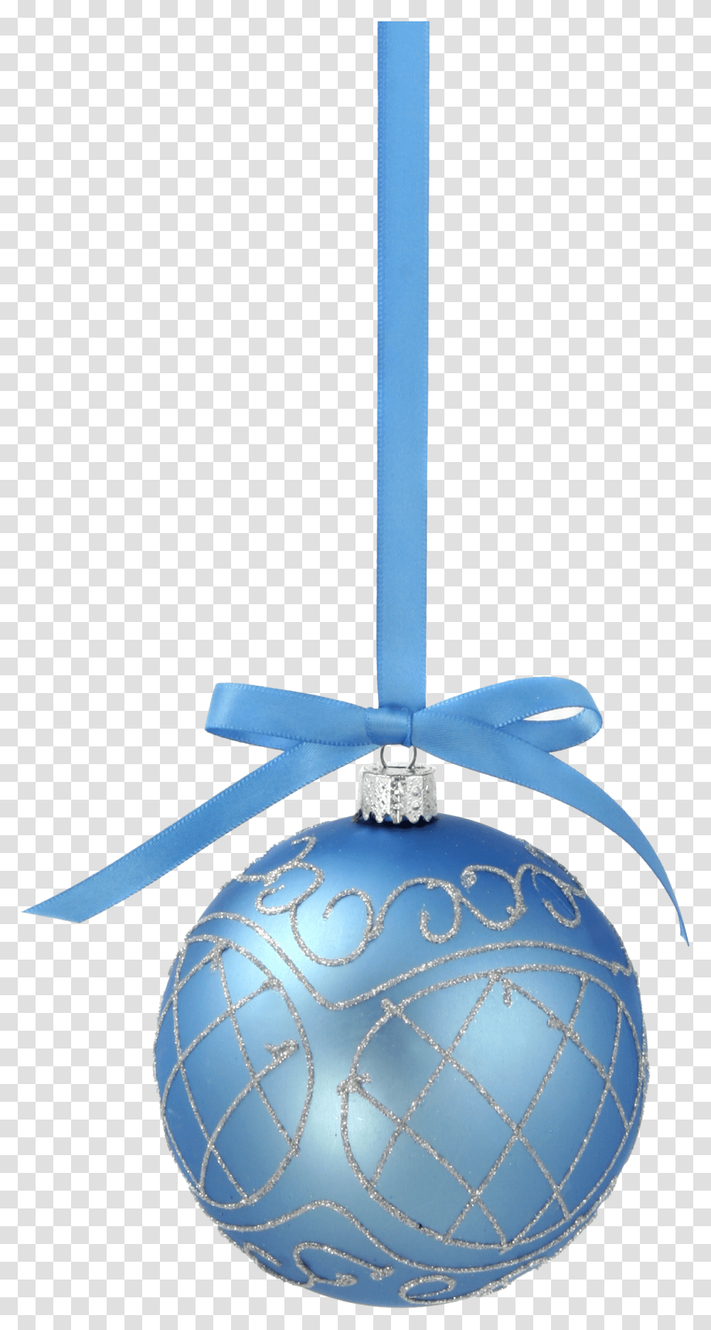 Christmas Ball Toy Image Blue Christmas Ribbon, Ornament, Lamp Transparent Png