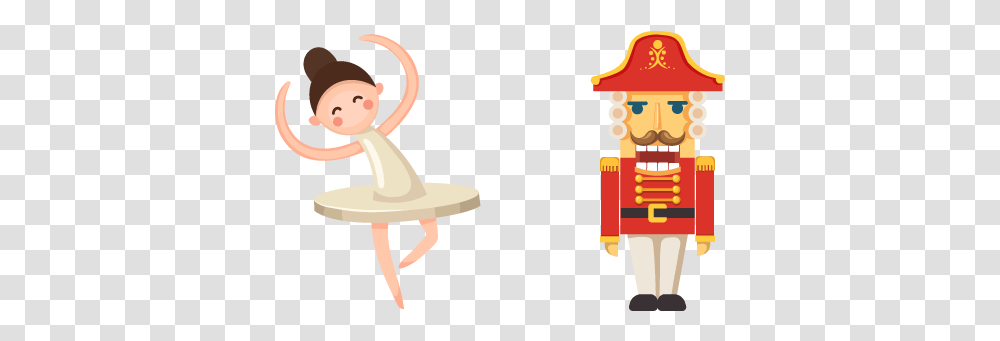 Christmas Ballerina And Nutcracker Toys Cursor - Custom Fictional Character, Leisure Activities, Dance Transparent Png