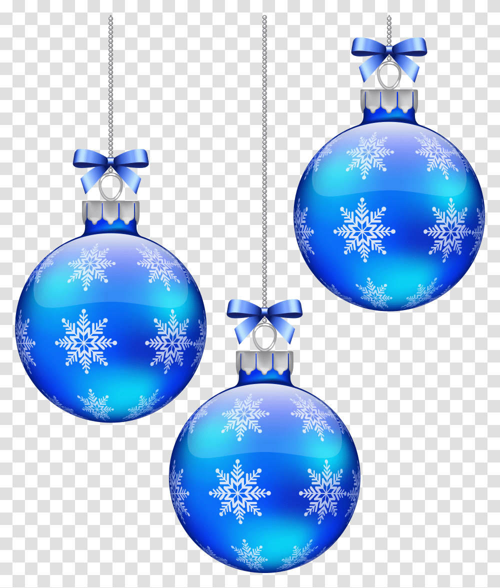 Christmas Balls Blue Transparent Png