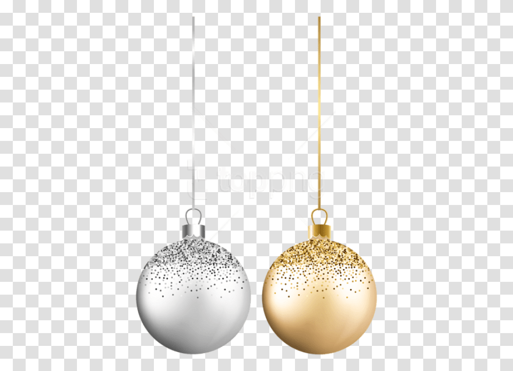 Christmas Balls Silver Gold Christmas Ornament, Lighting, Light Fixture, Jewelry, Accessories Transparent Png