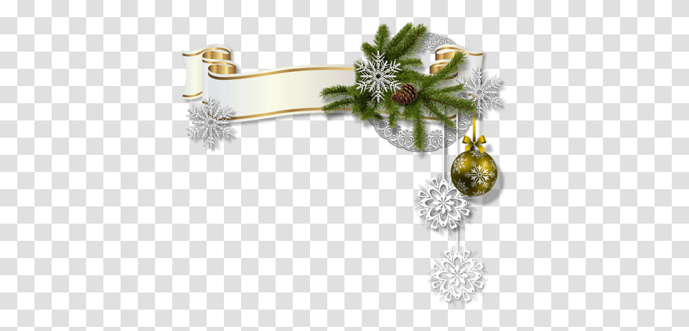 Christmas Banner Ornaments Freetoedit Christmas Ornament, Floral Design, Pattern Transparent Png