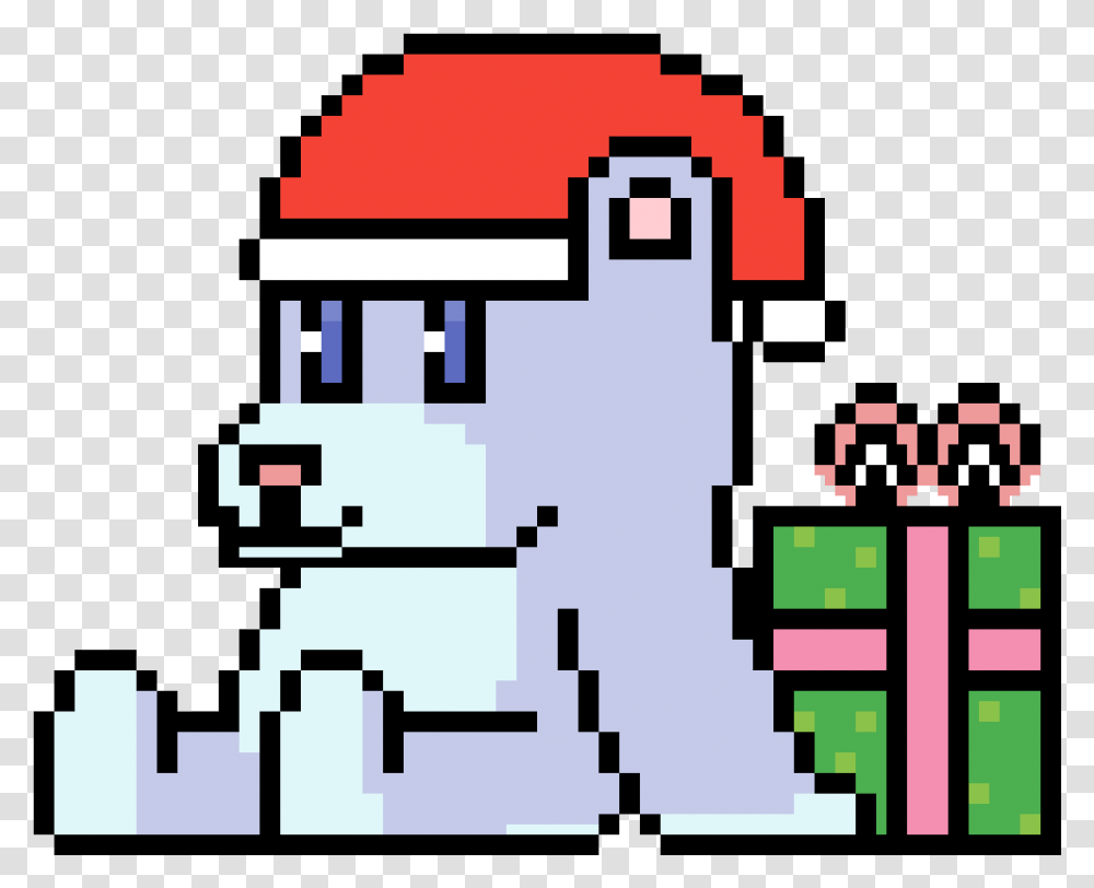 Christmas Bear Christmas Pixel Art, Super Mario, Minecraft Transparent Png