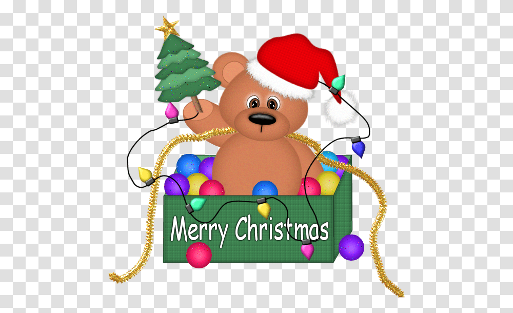 Christmas Bear With Lights Clipart Christmas Clip Art, Plant, Accessories, Bead Transparent Png