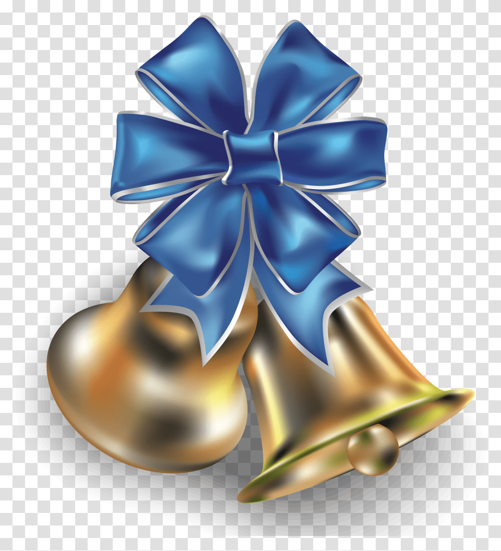 Christmas Bell Blue Christmas Bells Clipart Transparent Png