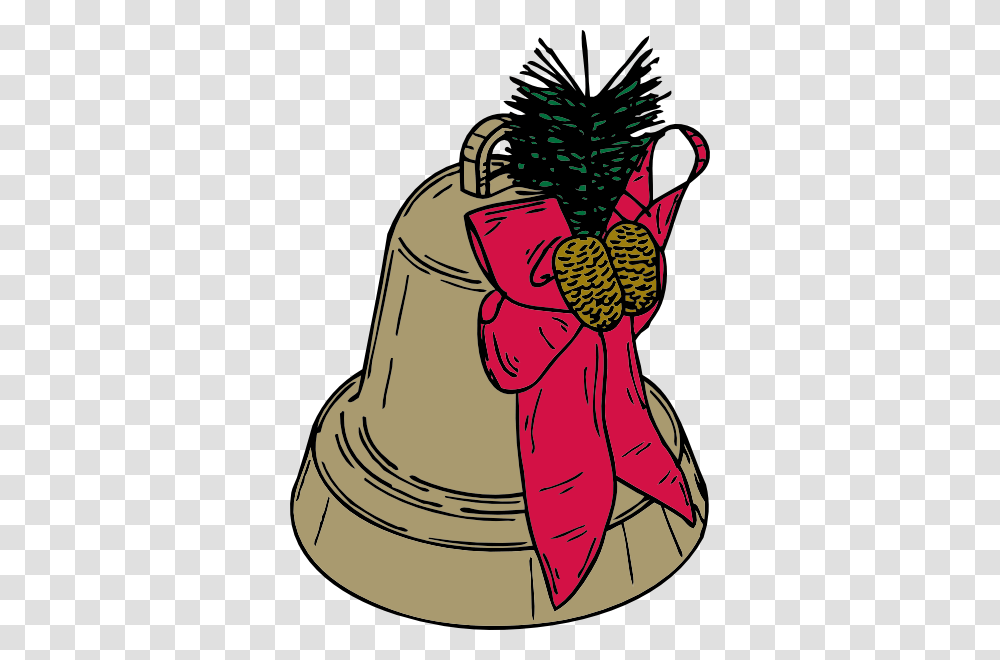 Christmas Bell Clip Art Free Vector, Bag, Sack, Cowbell, Grenade Transparent Png