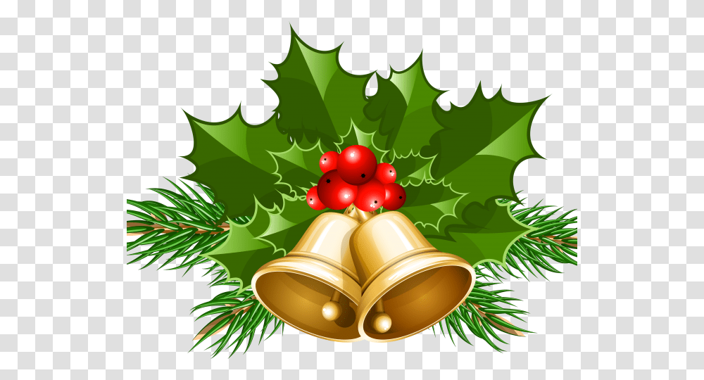 Christmas Bell Clipart Bow, Leaf, Plant, Tree, Lamp Transparent Png