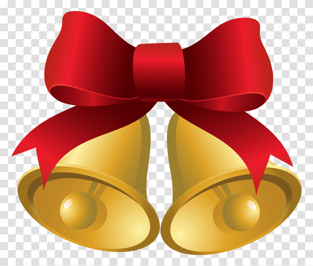 Christmas Bell Clipart Free Download Christmas Gold Bells Clipart, Tie, Accessories, Accessory, Necktie Transparent Png
