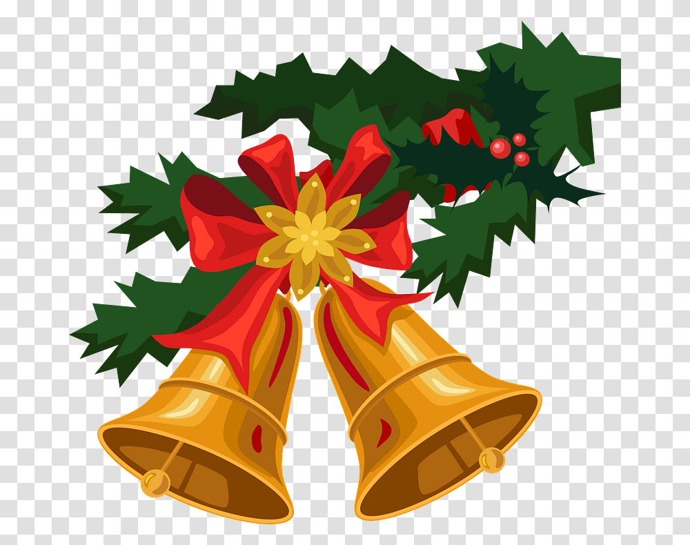 Christmas Bell Clipart Illustration, Musical Instrument, Plant, Brass Section Transparent Png