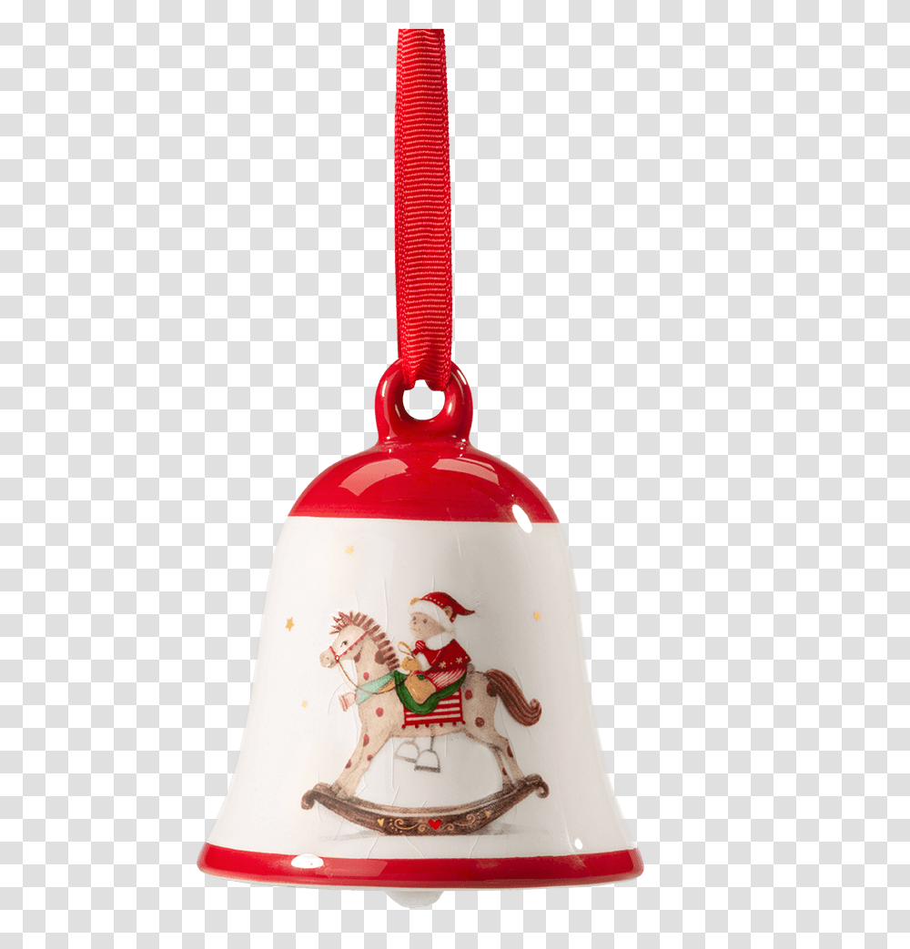 Christmas Bell, Porcelain, Art, Pottery, Snowman Transparent Png