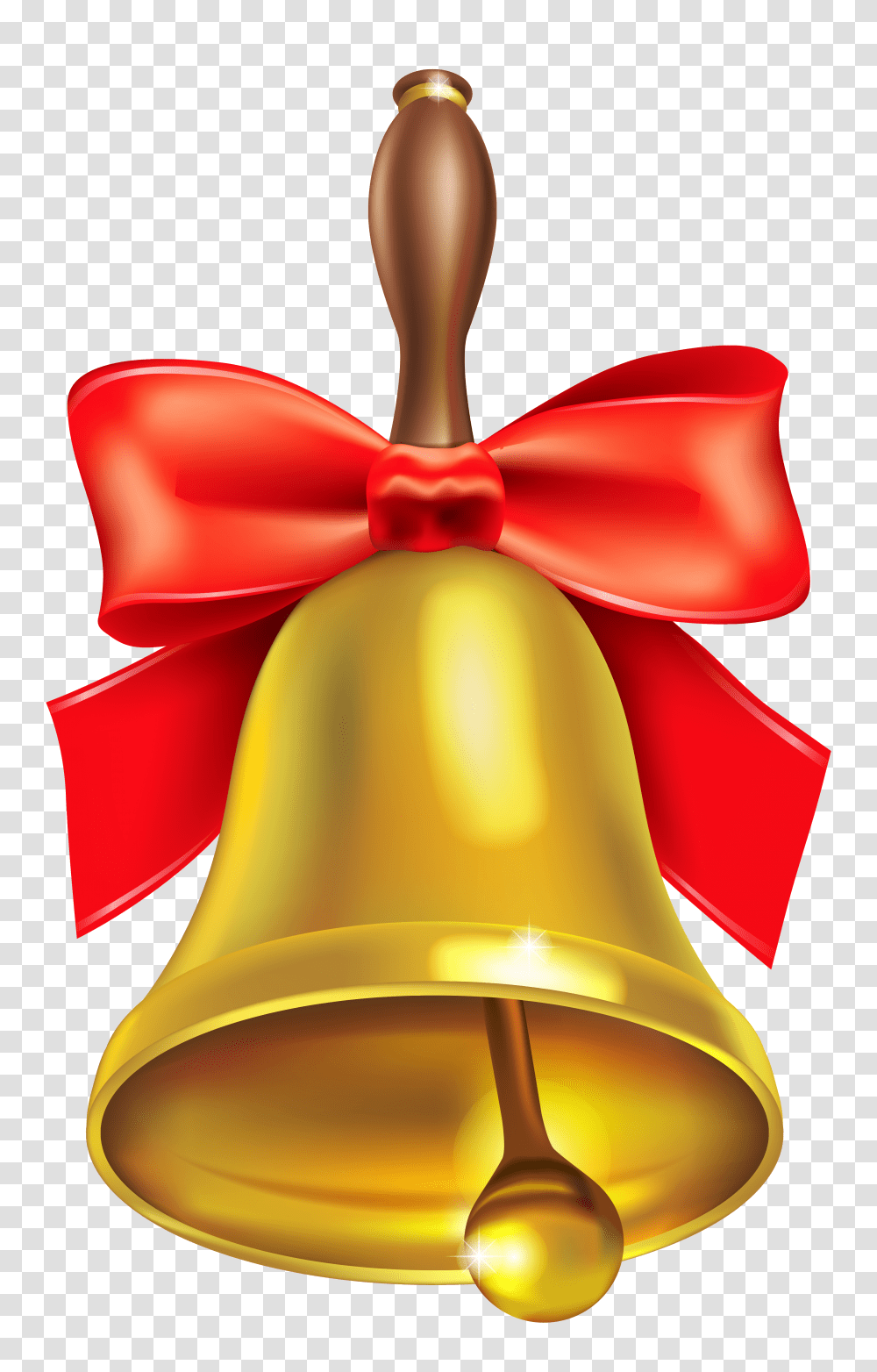 Christmas Bell With Bow Image Purepng Free Christmas Bell Clip Art, Lamp, Tie, Accessories, Accessory Transparent Png